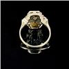 Image 2 : 1.7 DWT 14 KT Wht Gold w/ Dmnds & Gems Ring Sz 5