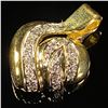 Image 3 : 3.2 DWT 14 KT Gold Heart Pendant w/ Diamond