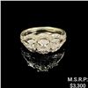 Image 1 : 1.8 DWT 10 KT Wht Gold w/ Dmnds Ring Sz 6