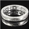 Image 2 : 2.2 DWT 14 KT Wht Gold w/ Diamond Ring Sz:5.5