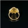 Image 2 : 2.8 DWT 14 KT Gold w/ Dmnds & Gem Ring Sz 7