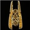 Image 2 : 1.7 DWT 14 KT Gold Pendant w/ Diamonds