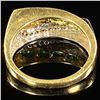 Image 2 : 2.7 DWT 10 KT Gold w/ Diamond & Gem Ring Sz:7