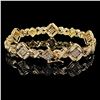 Image 2 : 11.1 DWT 10 KT Gold w/ Diamonds Bracelet