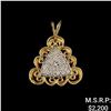 Image 1 : 1.6 DWT 14 KT Gold w/ Dmnds Pendant