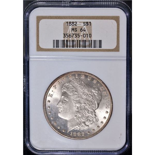 1882 Morgan Dollar MS-64 NGC