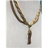 Image 2 : Gold Tone Chain With Dangle