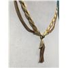 Image 2 : Gold Tone Chain With Dangle