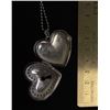 Image 4 : Zinzi KeyHole Heart Sterling Silver Necklace