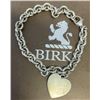 Image 3 : Birks Sterling Silver Heart Charm Bracelet