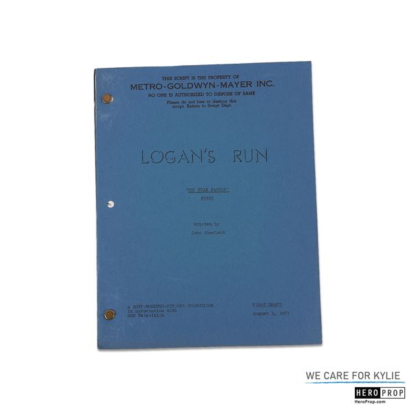 Logans Run (1967) "The Fear Factor" Original Script
