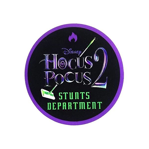 Hocus Pocus 2 (2022) Stunt Department Crew Sticker