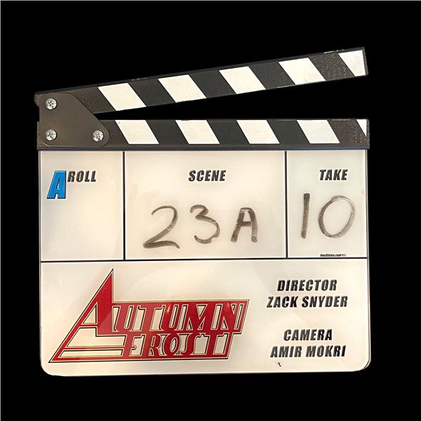 Man Of Steel (2013) Original "Autumn Frost" Clapperboard