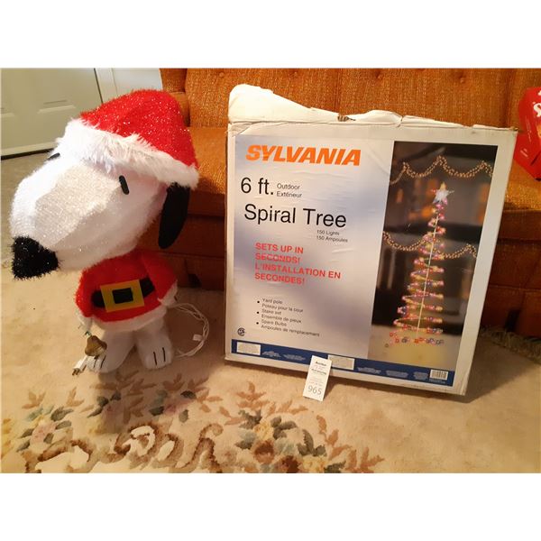 Christmas Snoopy, Spiral Tree A