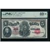 Image 1 : 1907 $5 Legal Tender Note PMG 40EPQ