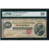 1862 $20 Gold Certificate PMG 20