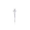 Image 4 : 14KT White Gold 0.52ctw Diamond Ring