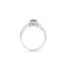 Image 3 : 14KT White Gold 1.15ct Tanzanite and Diamond Ring
