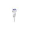 Image 4 : 14KT White Gold 1.15ct Tanzanite and Diamond Ring