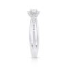 Image 4 : 14KT White Gold 0.40ctw Diamond Ring