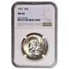 Image 1 : 1957 Franklin Half Dollar NGC MS66