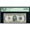 1934D $5 Silver Certificate PCGS 64PPQ