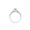 Image 3 : 14KT White Gold 0.67ctw Diamond Ring
