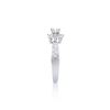 Image 4 : 14KT White Gold 0.67ctw Diamond Ring