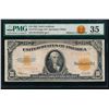 Image 1 : 1922 $10 Gold Certificate PMG 35