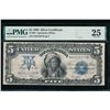 1899 $5 Chief Silver Certificate PMG 25