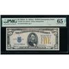 1934A $5 N Africa Silver Certificate PMG 65EPQ