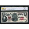 Image 1 : 1907 $5 Legal Tender Note PCGS 58
