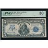 1899 $5 Chief Silver Certificate PMG 30