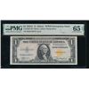 1935A $1 N Africa Silver Certificate PMG 65EPQ