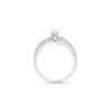 Image 3 : 14KT White Gold 0.52ctw Diamond Ring