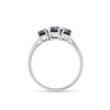 Image 3 : 14KT White Gold 1.26ctw Black Diamond Ring