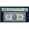 1934 $100 Boston FRN PMG 65EPQ