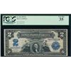 1899 $2 Mini Porthole Silver Certificate PCGS 35