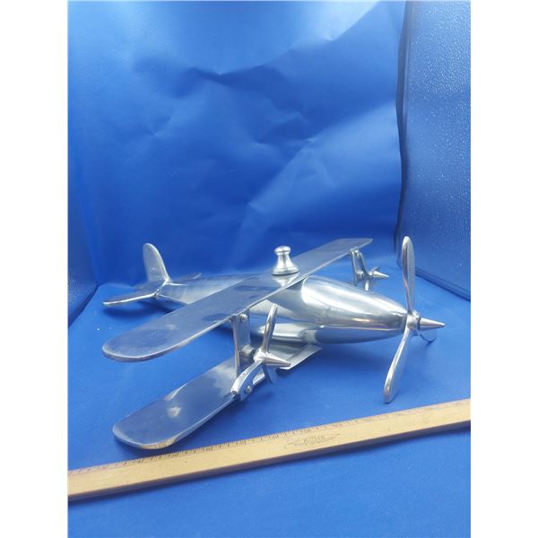 VINTAGE ALUMINUM AIRPLANE