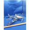 Image 1 : VINTAGE ALUMINUM AIRPLANE