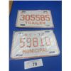 Image 1 : PAIR MINI PLATES
