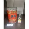 Image 1 : VINTAGE TIN & BOTTLE