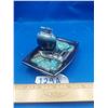 Image 2 : VINTAGE 2 PIECE BLUE MOUNTAIN POTTERY LIGHTER AND ASHTRAY