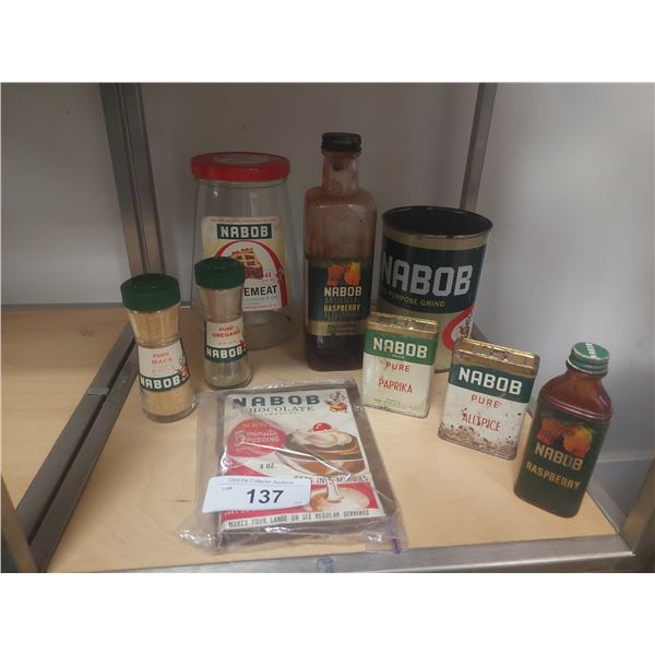 COLLECTION VINTAGE NABOB ITEMS