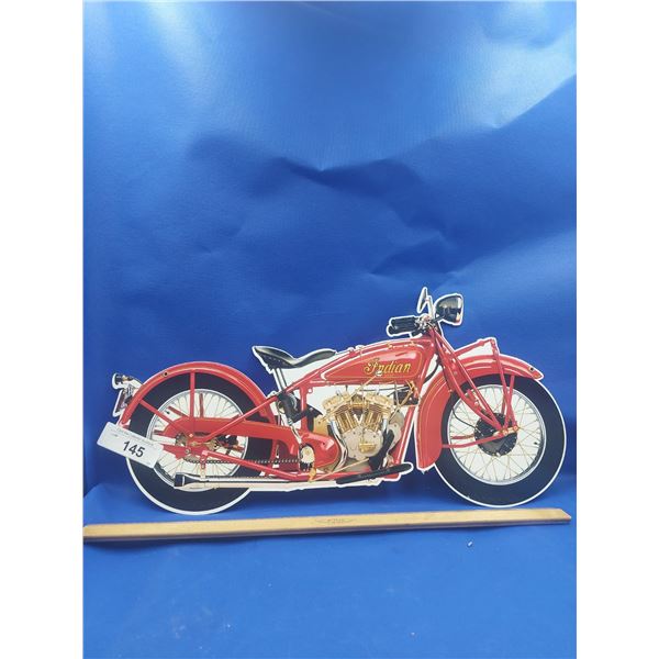 DIE CUT METAL SIGN