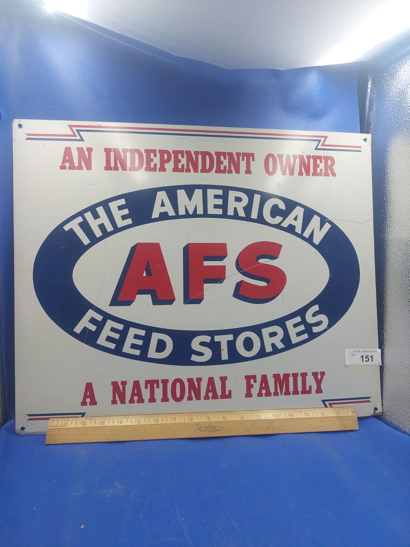 Stunning Vintage Metal Sign Collectors Society image