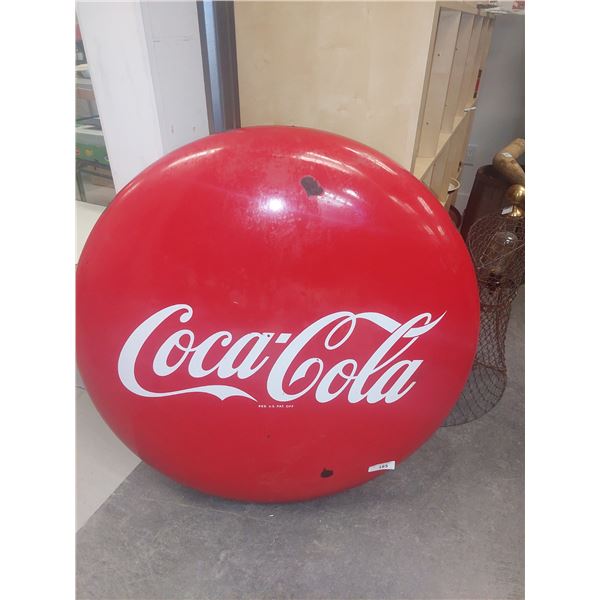 VINTAGE PORCELAIN COCA-COLA BUTTON