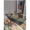 Image 1 : VINTAGE MODEL SHIP ON STAND