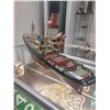 Image 2 : VINTAGE MODEL SHIP ON STAND