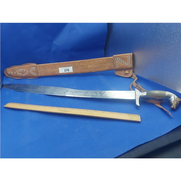 VINTAGE MACHETE W/CASE